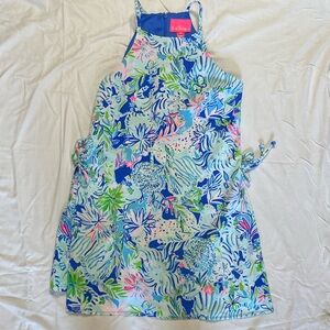 Lilly Pulitzer Pearl Romper Dress Lion Around Size 2 Style 001559